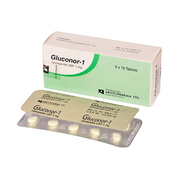 Gluconor 1 mg Tablet Bangladesh,Gluconor 1 mg Tablet price , usage of Gluconor 1 mg Tablet