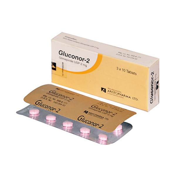 Gluconor 2 mg Tablet Bangladesh,Gluconor 2 mg Tablet price , usage of Gluconor 2 mg Tablet