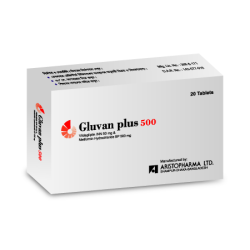 Gluvan Plus 50 mg+500 mg Tablet Gluvan Plus 50 mg+500 mg Tablet