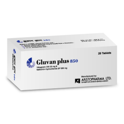 Gluvan Plus 50 mg+850 mg Tablet Gluvan Plus 50 mg+850 mg Tablet