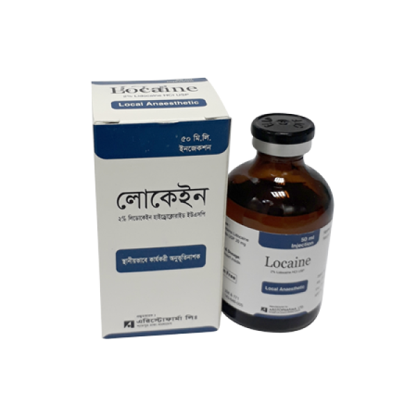 Locaine 2% 50 ml Injection in Bangladesh,Locaine 2% 50 ml Injection price , usage of Locaine 2% 50 ml Injection