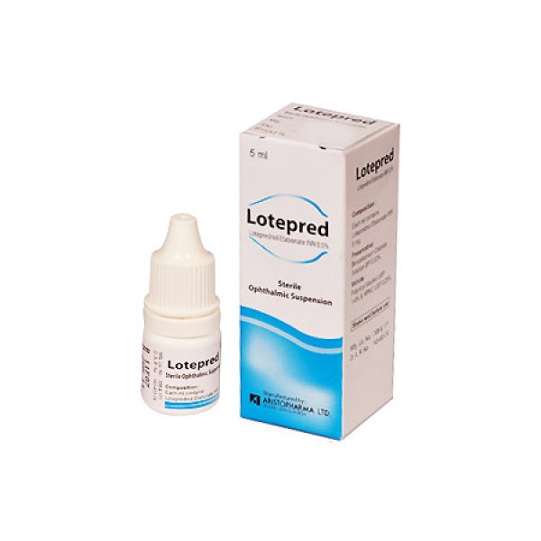 Lotepred 0.5% 5 ml Ophthalmic Suspension in Bangladesh,Lotepred 0.5% 5 ml Ophthalmic Suspension price , usage of Lotepred 0.5% 5 ml Ophthalmic Suspension