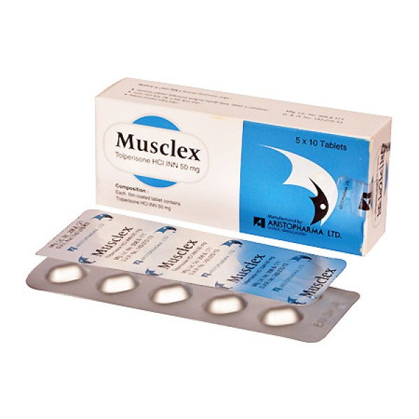 Musclex 50mg/tablet in Bangladesh,Musclex 50mg/tablet price , usage of Musclex 50mg/tablet