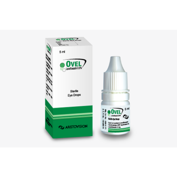 OVEL  5 ml Ophthalmic Solution, Levofloxacin, All Medicine