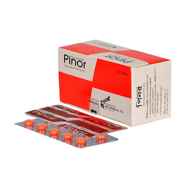 Pinor 25 mg Tablet Bangladesh,Pinor 25 mg Tablet price , usage of Pinor 25 mg Tablet