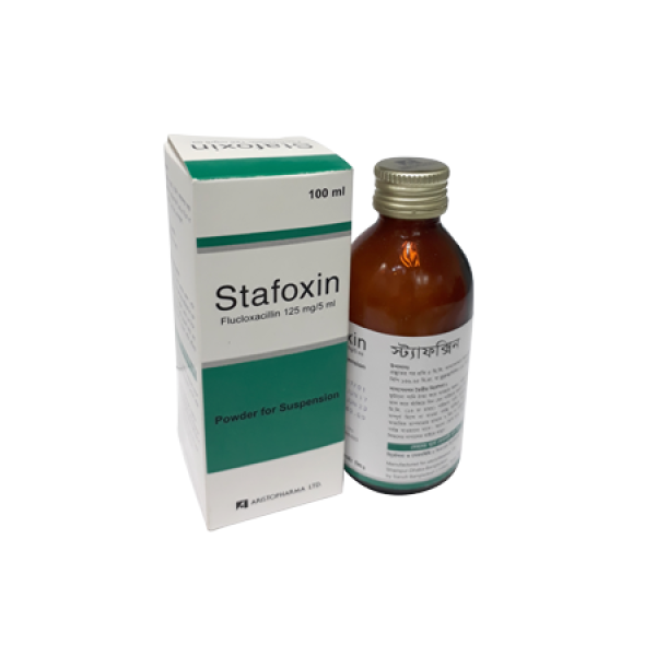 Stafoxin 125 mg/5 ml Syrup 100 ml Stafoxin 125 mg/5 ml Syrup 100 ml