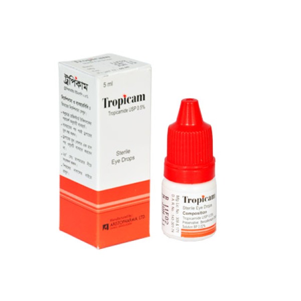 Tropicam 0.5% Eye Drop in Bangladesh,Tropicam 0.5% Eye Drop price , usage of Tropicam 0.5% Eye Drop