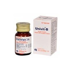 Univit-B Tablet 5 mg+2 mg+2 mg+20 mg