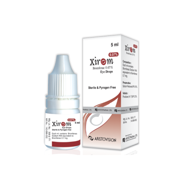 Xirom 0.07% 5 ml Eye Drop Bangladesh,Xirom 0.07% 5 ml Eye Drop price , usage of Xirom 0.07% 5 ml Eye Drop