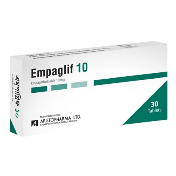 empaglif 10 mg Tablet, empagliflozin,