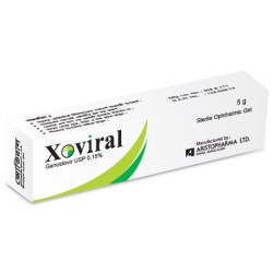 xoviral 0.15% 5 gm ophthalmic gel