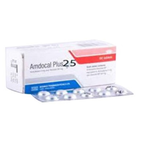 Amdocal PLUS 25 Tablet, 7096, Amlodipine