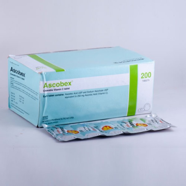 Ascobex 250 mg Tablet in Bangladesh,Ascobex price , usage of Ascobex