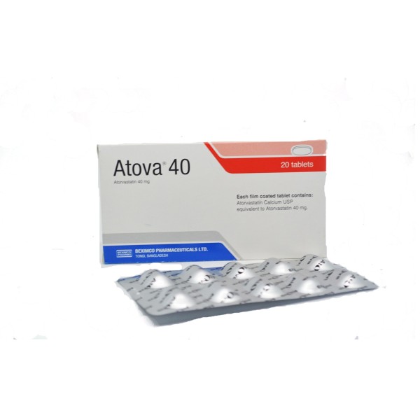 Atova 40 tab in Bangladesh,Atova 40 tab price , usage of Atova 40 tab