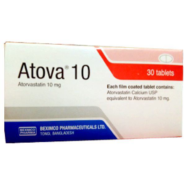 Atova 10 mg Tablet — Atorvastatin by Beximco Pharmaceuticals