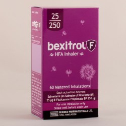 Bexitrol F HFA 25/250 Inhaler (60 Doses) Bexitrol F HFA 25/250 Inhaler (60 Doses)