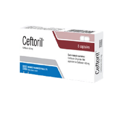 Ceftoril 400 mg Capsule 8's pack Ceftoril 400 mg Capsule 8's pack