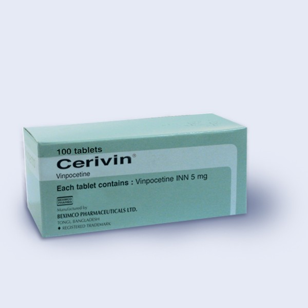 Cerivin 5mg Tablet — Cetirizine Hydrochloride 5mg by Beximco Pharmaceuticals