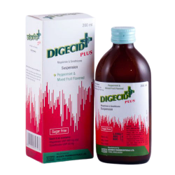 Digecid Plus Suspension 200 ml Bottle Digecid Plus Suspension 200 ml Bottle
