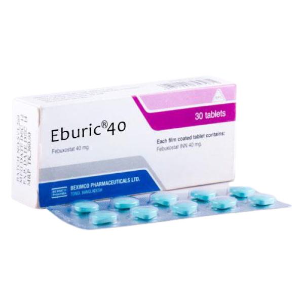 Eburic 40 mg Tablet, 1 strip in Bangladesh,Eburic 40 mg Tablet, 1 strip price, usage of Eburic 40 mg Tablet, 1 strip