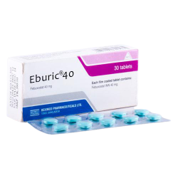 Eburic 40 mg Tablet, 1 strip Eburic 40 mg Tablet, 1 strip