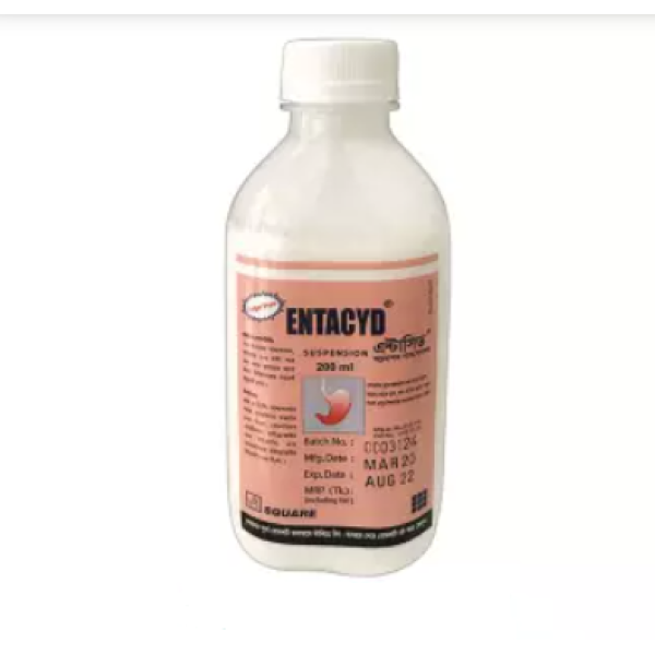 Entacyd suspension, Antacid Antacids, Antiulcerants Alimentary Preparations, Aluminium