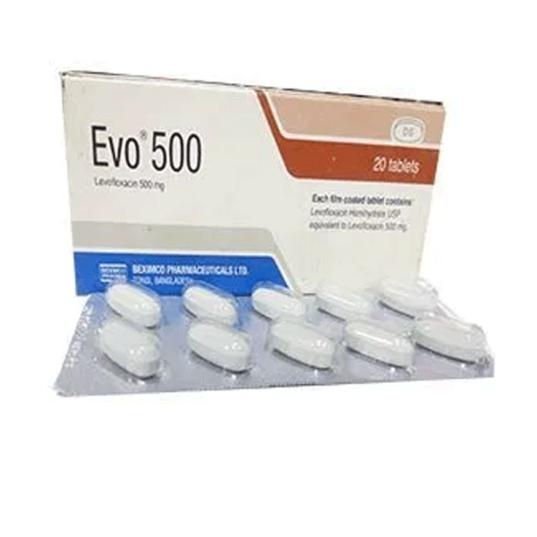 Evo 500 mg Tablet, 1 strip in Bangladesh,Evo 500 mg Tablet, 1 strip price, usage of Evo 500 mg Tablet, 1 strip