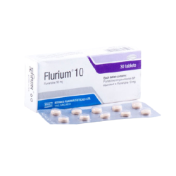 Flurium 10 mg Tablet, 1 strip