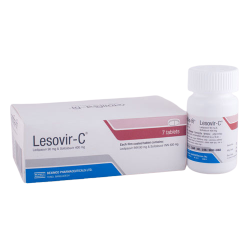 Lesovir-C Tablet 7's pack Lesovir-C Tablet 7's pack