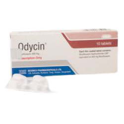 Odycin 400 mg Tablet,10's pack