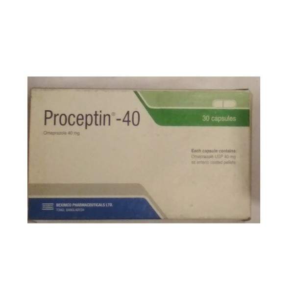 Proceptin 40 Capsule in Bangladesh,Proceptin 40 Capsule price , usage of Proceptin 40 Capsule