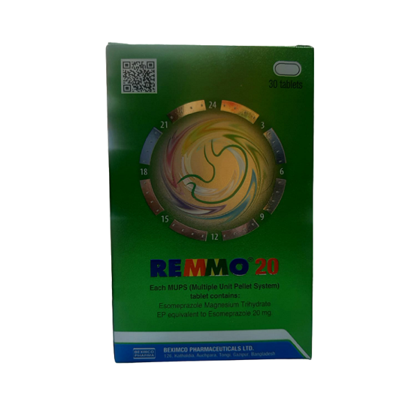 Remmo 20 mg Tablet in Bangladesh,Remmo 20 mg Tablet price, usage of Remmo 20 mg Tablet