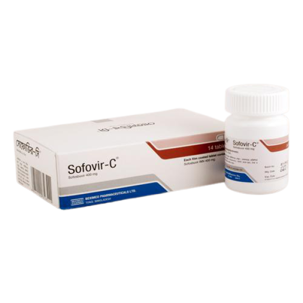 Sofovir-C 400 mg Tablet 14's pack in Bangladesh,Sofovir-C 400 mg Tablet 14's pack price, usage of Sofovir-C 400 mg Tablet 14's pack