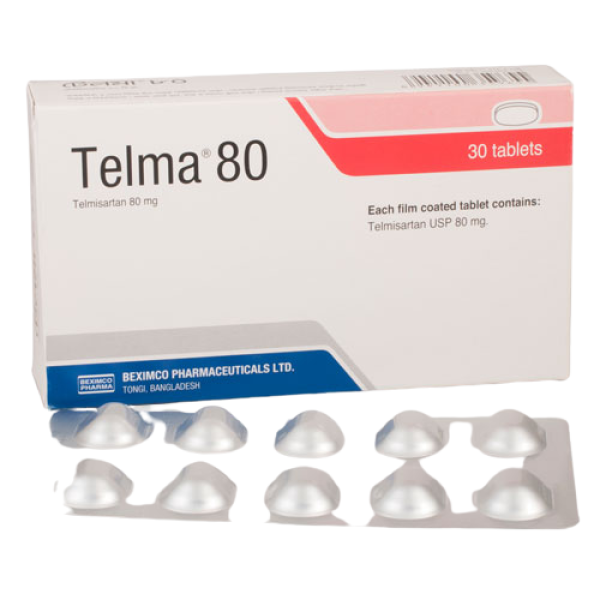 Telma 80mg Tab in Bangladesh,Telma 80mg Tab price , usage of Telma 80mg Tab