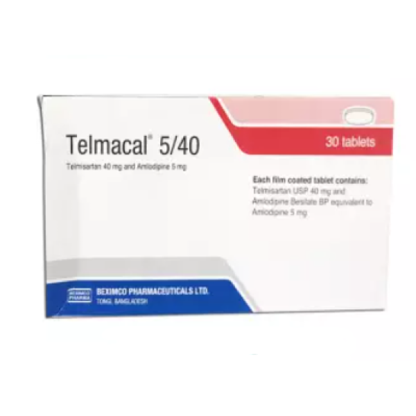 Telmacal 5/40 mg Tablet