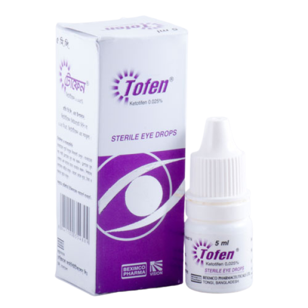 Tofen 0.025% Eye Drops 5 ml drop in Bangladesh,Tofen 0.025% Eye Drops 5 ml drop price, usage of Tofen 0.025% Eye Drops 5 ml drop