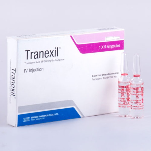 Tranexil 500 mg/5 ml Injectionin Bangladesh,Tranexil 500 mg/5 ml Injectionprice , usage of Tranexil 500 mg/5 ml Injection