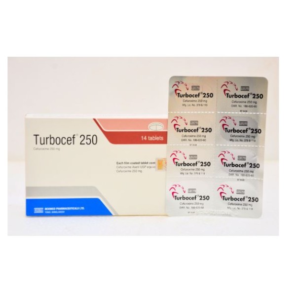 Turbocef 250 tablet in Bangladesh,Turbocef 250 tablet price , usage of Turbocef 250 tablet