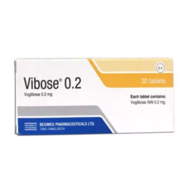Vibose 0.2 Tab, 23774, vitamin