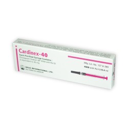 Cardinex 40 mg/0.4 ml Injection