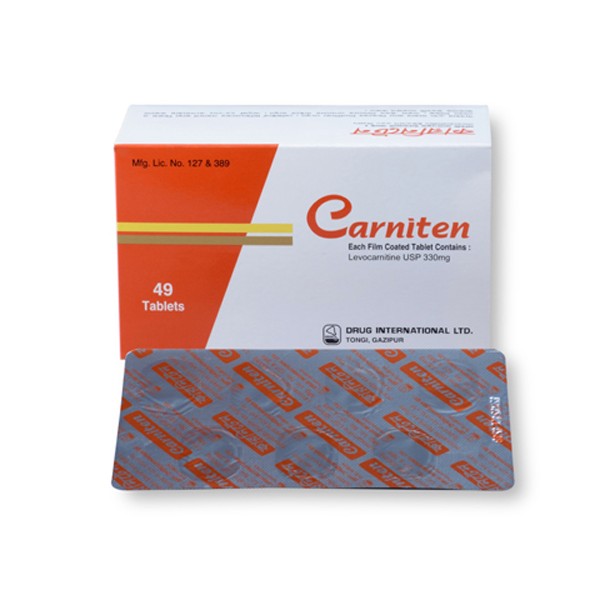 Carniten 330 mg Tablet in Bangladesh,Carniten 330 mg Tablet price,usage of Carniten 330 mg Tablet