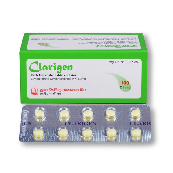 Clarigen 5 mg Tablet in Bangladesh,Clarigen 5 mg Tablet price,usage of Clarigen 5 mg Tablet