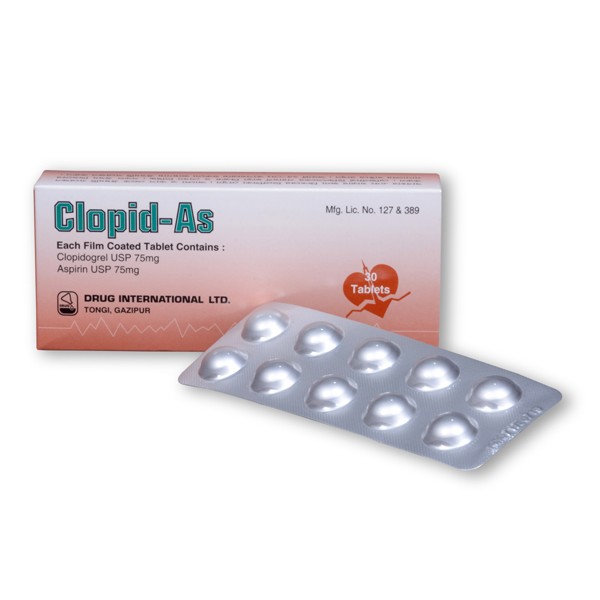 Clopid-As Tab in Bangladesh,Clopid-As Tab price , usage of Clopid-As Tab