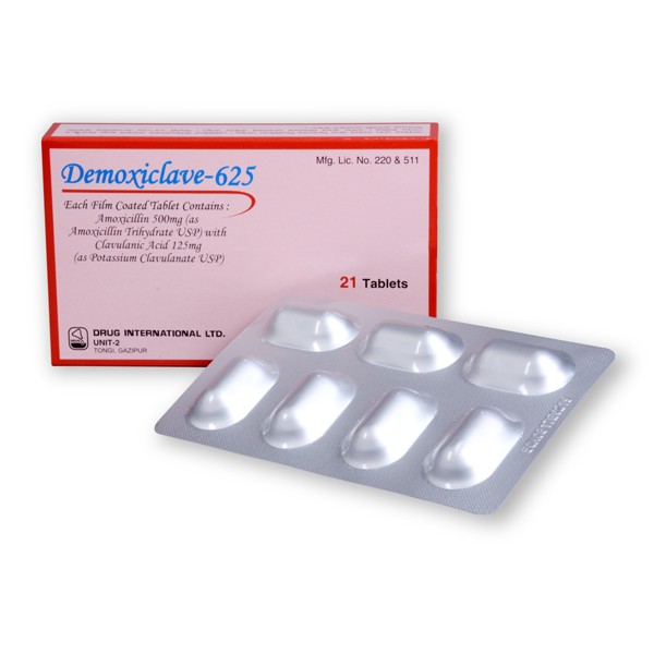 DEMOXICLAVE 625 mg in Bangladesh,DEMOXICLAVE 625 mg price , usage of DEMOXICLAVE 625 mg