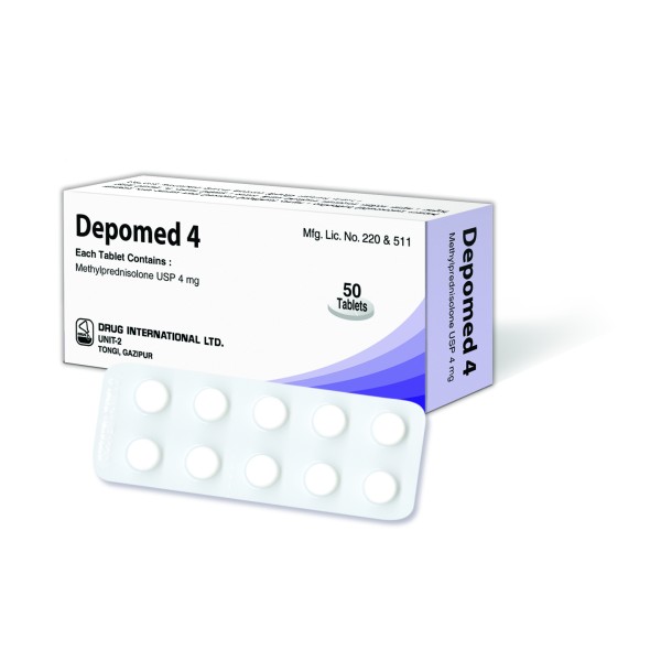 Depomed 4 mg Tablet in Bangladesh,Depomed 4 mg Tablet price,usage of Depomed 4 mg Tablet