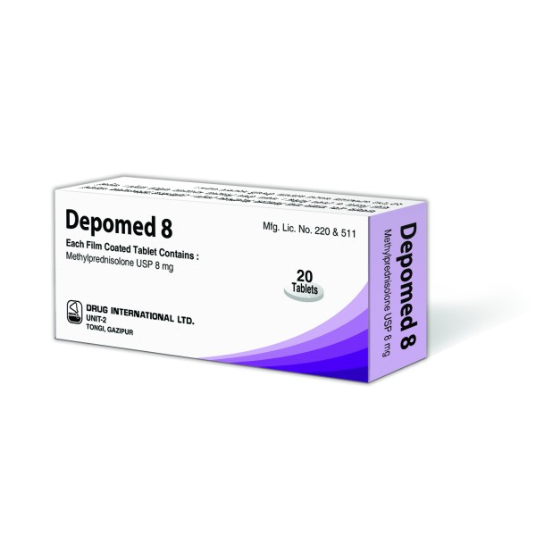 Depomed 8 mg Tablet in Bangladesh,Depomed 8 mg Tablet price,usage of Depomed 8 mg Tablet