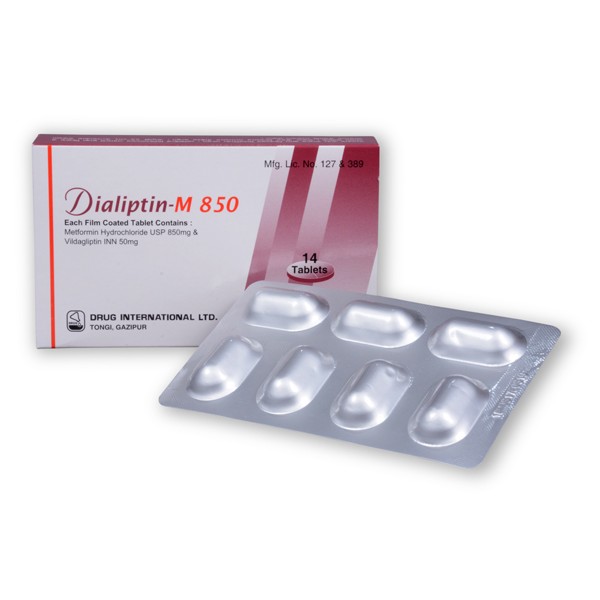 Dialiptin-M 50 mg+850 mg