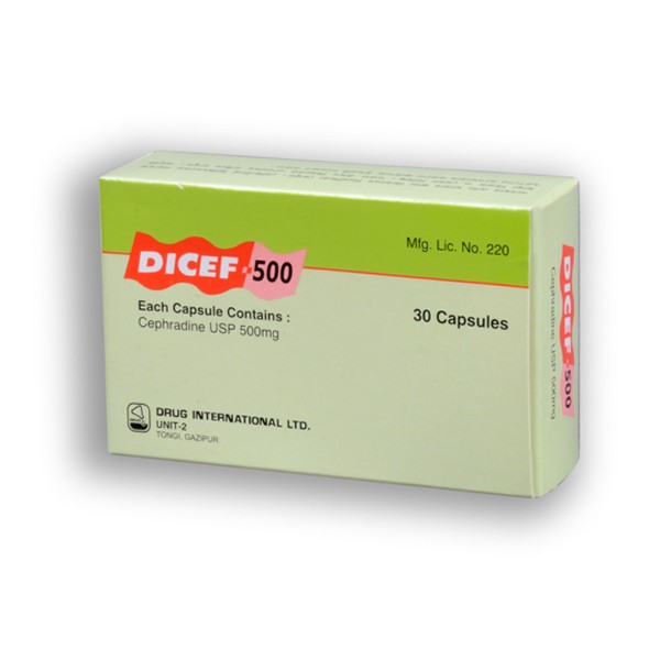 Dicef 500 Cap in Bangladesh,Dicef 500 Cap price , usage of Dicef 500 Cap