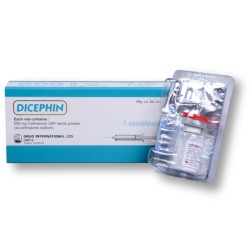 Dicephin 500 mg/vial IM Injection Dicephin 500 mg/vial IM Injection
