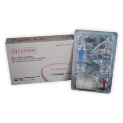 Dicephin IV 2 gm/vial Dicephin IV 2 gm/vial